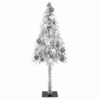 Christmas Tree with 150 LEDs White 150 cm PE and Steel