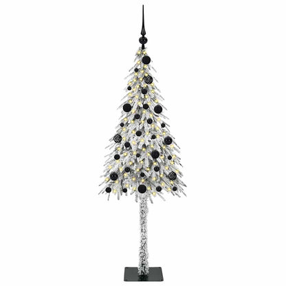 Christmas Tree with 150 LEDs White 150 cm PE and Steel