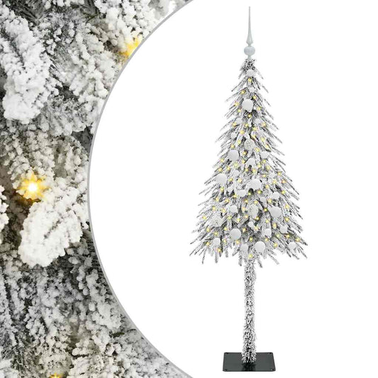 Christmas Tree with 150 LEDs White 150 cm PE and Steel