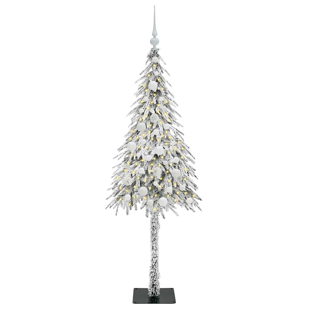 Christmas Tree with 150 LEDs White 150 cm PE and Steel