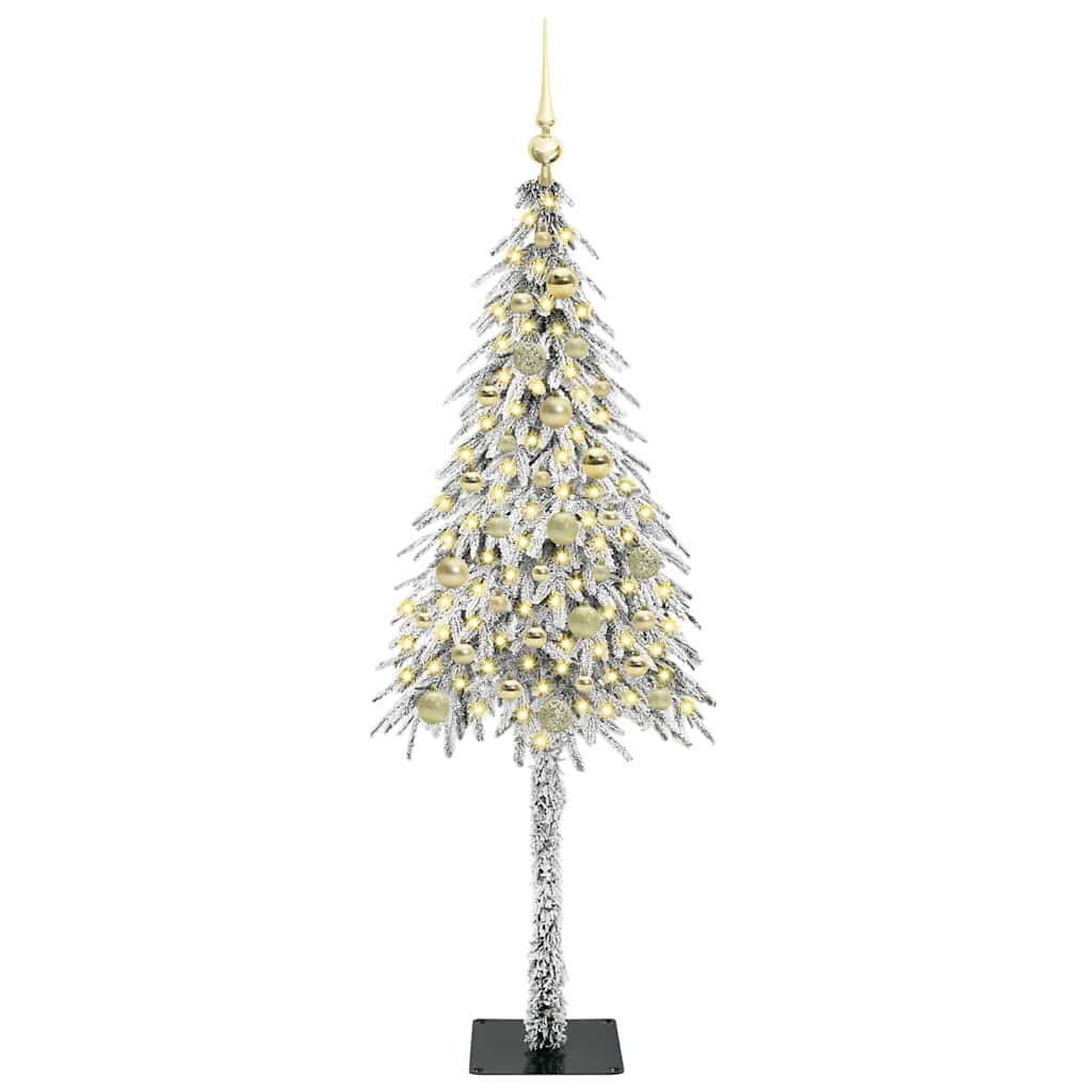 Christmas Tree with 150 LEDs White 150 cm PE and Steel