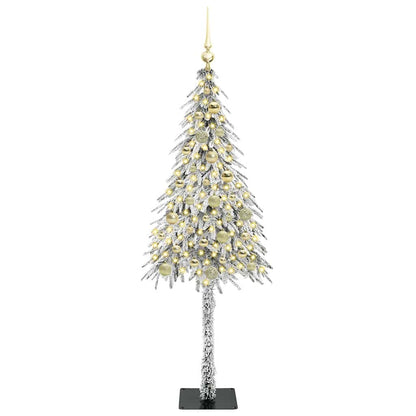 Christmas Tree with 150 LEDs White 150 cm PE and Steel