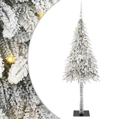 Christmas Tree with 150 LEDs White 150 cm PE and Steel