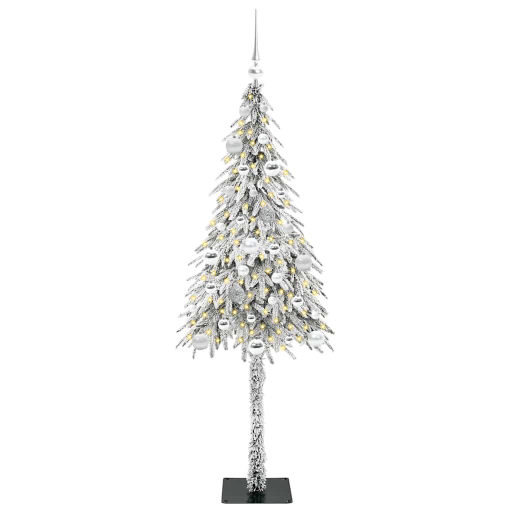 Christmas Tree with 150 LEDs White 150 cm PE and Steel
