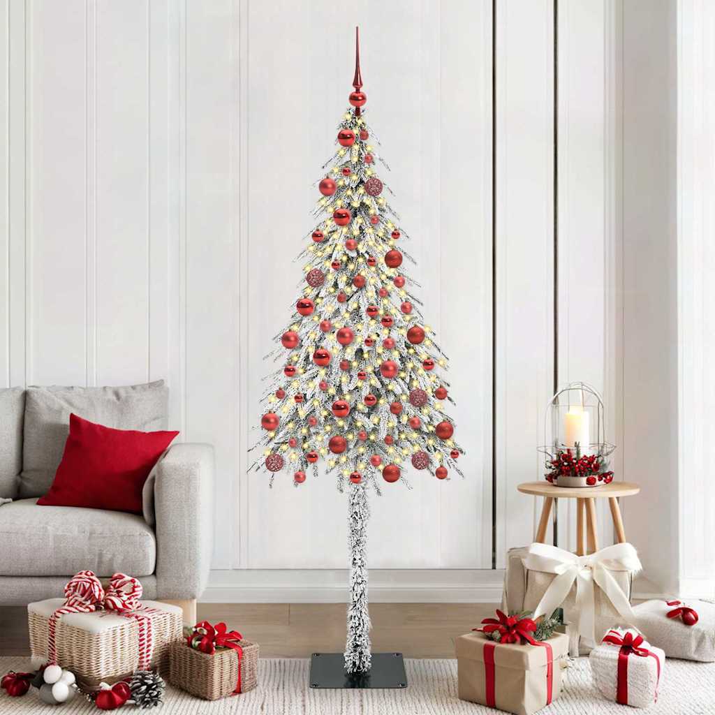 Christmas Tree White 180 cm PE and Steel