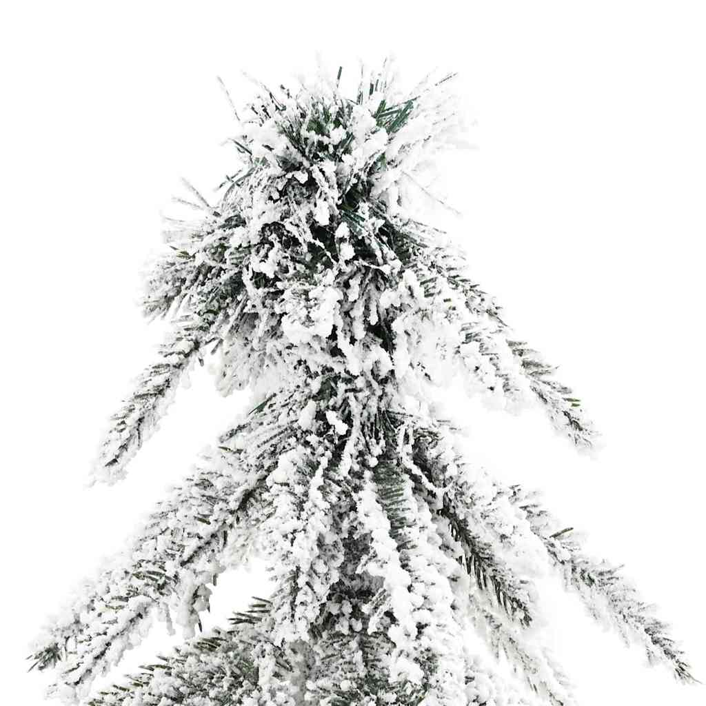 Christmas Tree with 300 LEDs White 180 cm PE and Steel