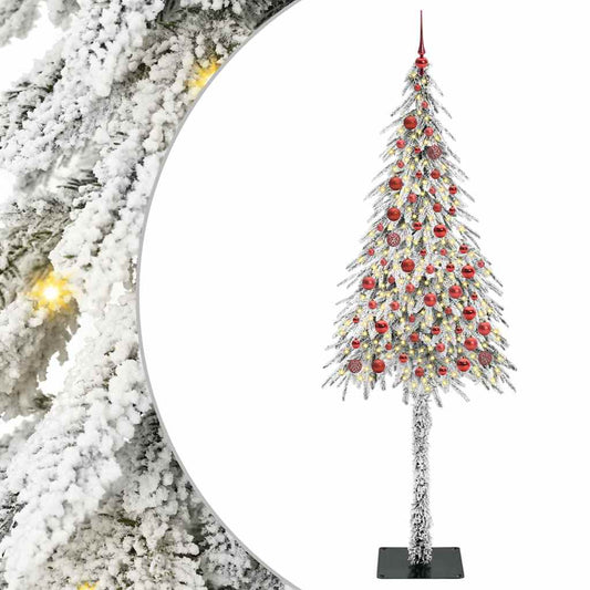 Christmas Tree White 210 cm PE and Steel