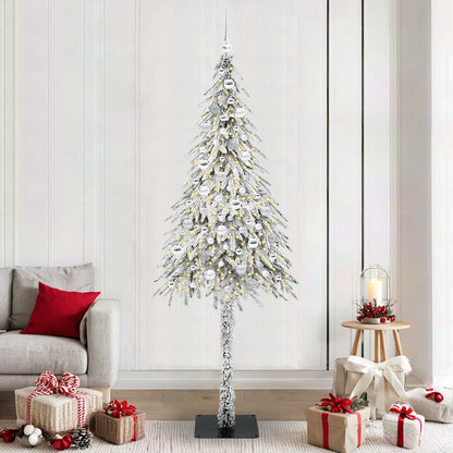 Christmas Tree White 210 cm PE and Steel
