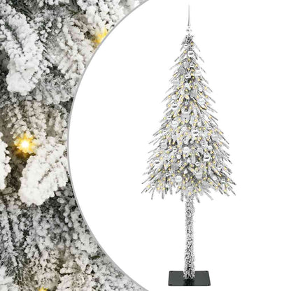 Christmas Tree White 210 cm PE and Steel