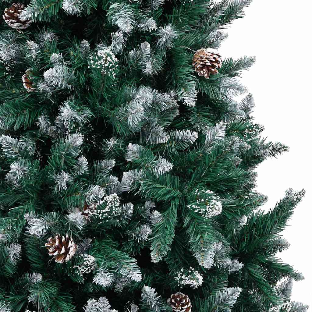 Artificial Christmas Tree with 300 LEDs with Stand Green 240 cm