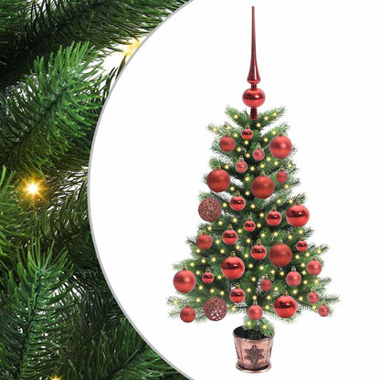 Christmas Tree with 150 LEDs with Stand Green 65 cm PE