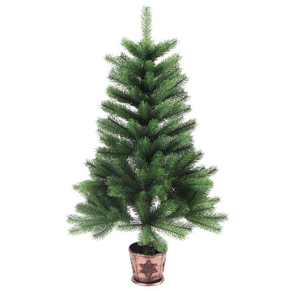 Christmas Tree with 150 LEDs with Stand Green 65 cm PE