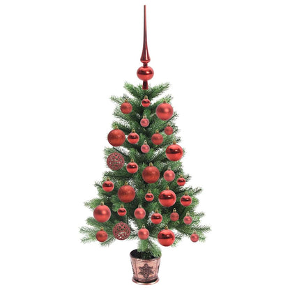Christmas Tree with 150 LEDs with Stand Green 90 cm PE
