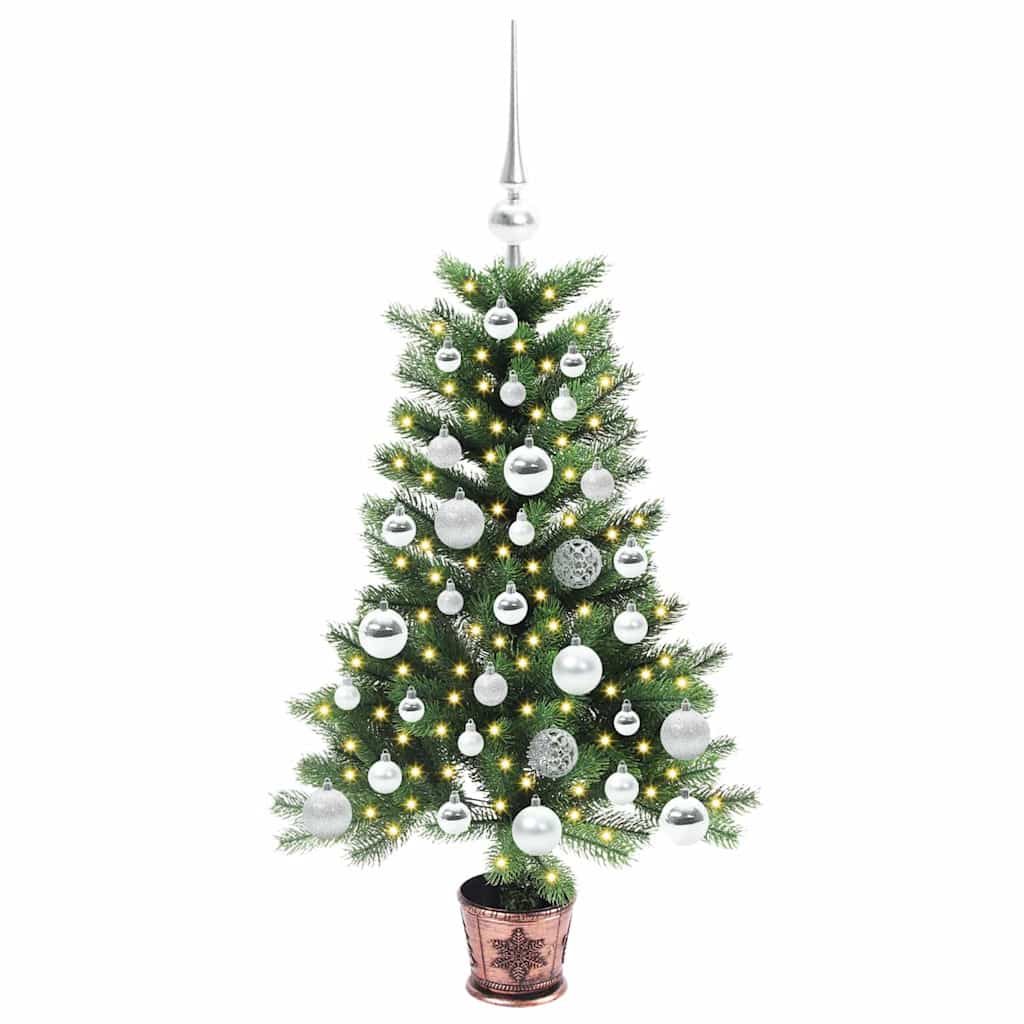 Christmas Tree with 150 LEDs with Stand Green 90 cm PE