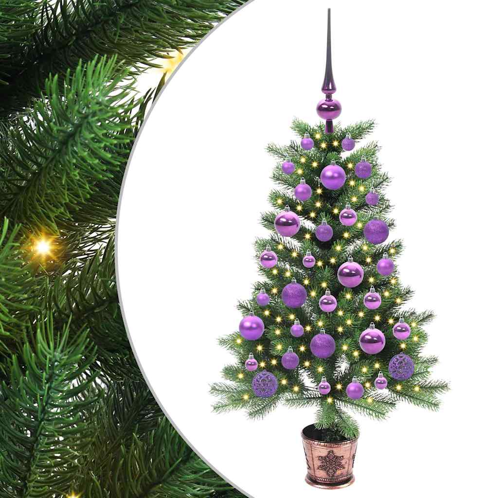 Christmas Tree with 150 LEDs with Stand Green 90 cm PE