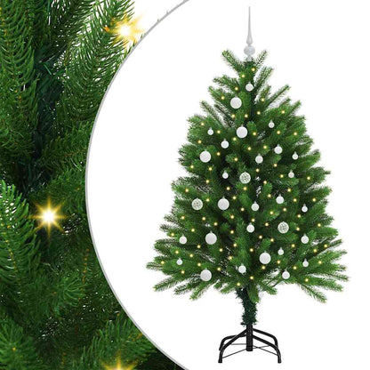 Christmas Tree with 150 LEDs with Stand Green 120 cm PE