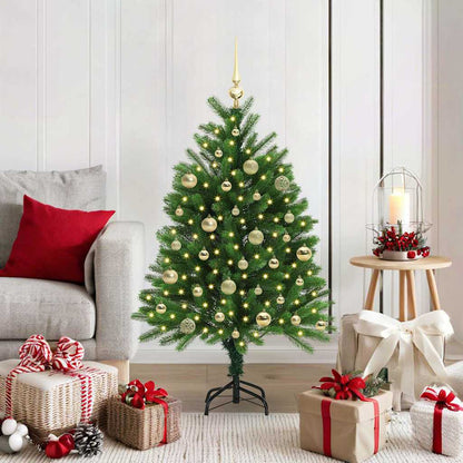 Christmas Tree with 150 LEDs with Stand Green 120 cm PE