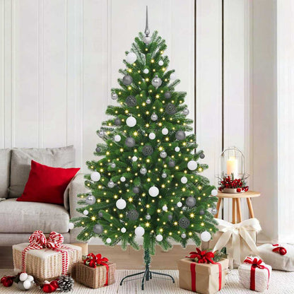 Christmas Tree with 300 LEDs with Stand Green 180 cm PE