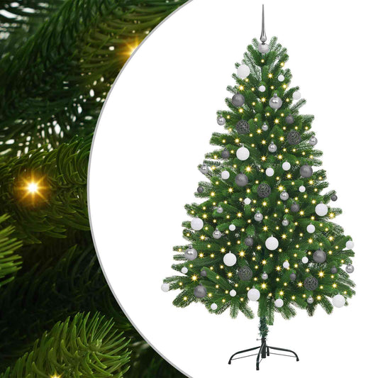 Christmas Tree with 300 LEDs with Stand Green 180 cm PE