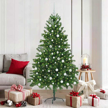 Christmas Tree with 300 LEDs with Stand Green 180 cm PE