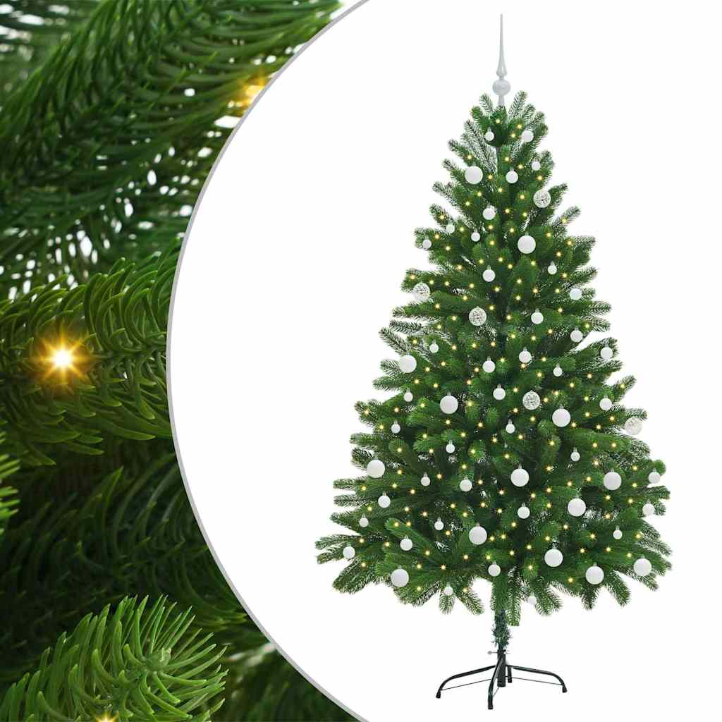 Christmas Tree with 300 LEDs with Stand Green 180 cm PE