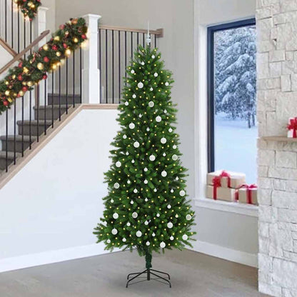 Christmas Tree with 300 LEDs with Stand Green 240 cm PE