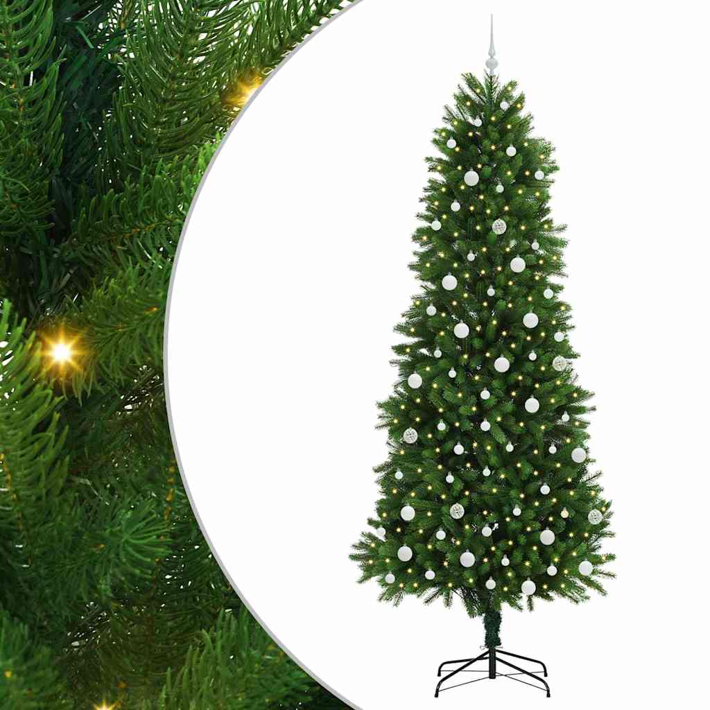 Christmas Tree with 300 LEDs with Stand Green 240 cm PE