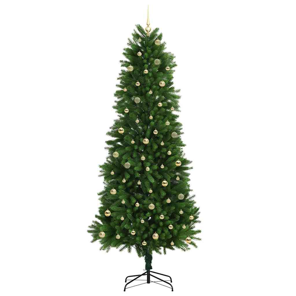 Christmas Tree with LED Light Green 240 cm PE