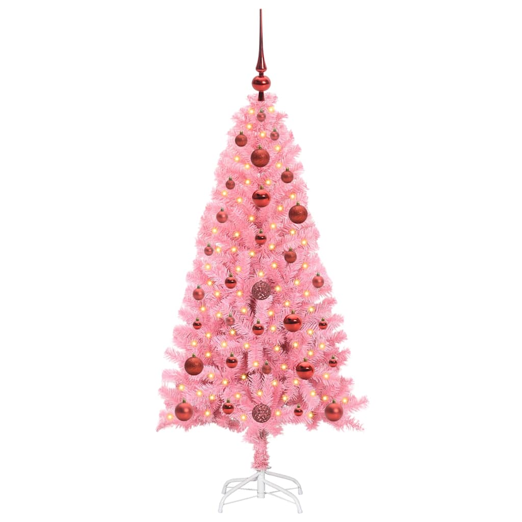Christmas Tree Pink 120 cm PVC