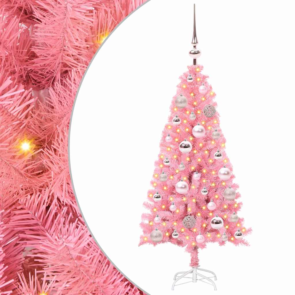 Christmas Tree Pink 120 cm PVC