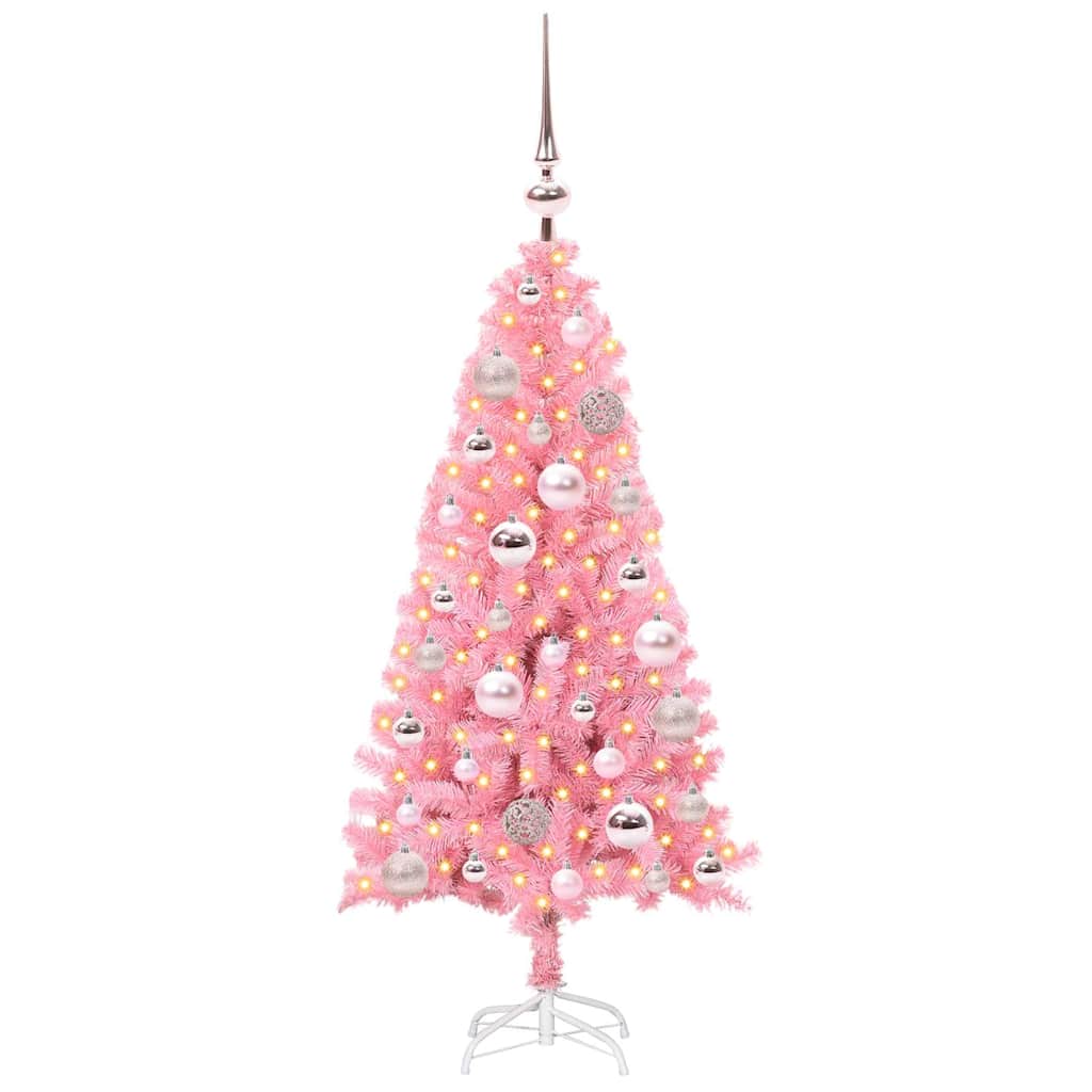 Christmas Tree Pink 120 cm PVC