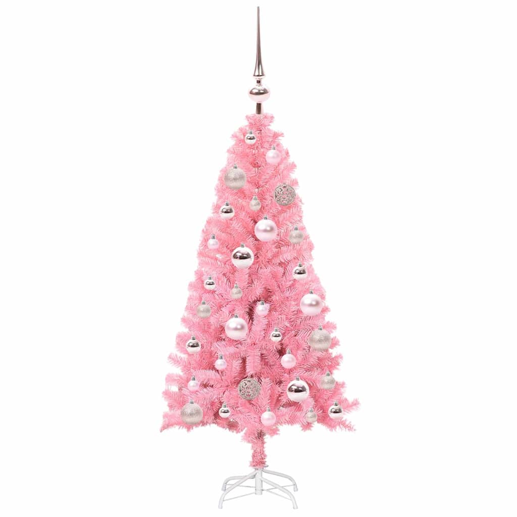 Christmas Tree Pink 120 cm PVC