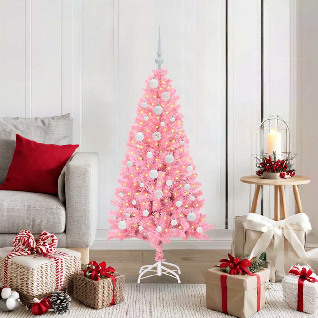 Christmas Tree Pink 120 cm PVC