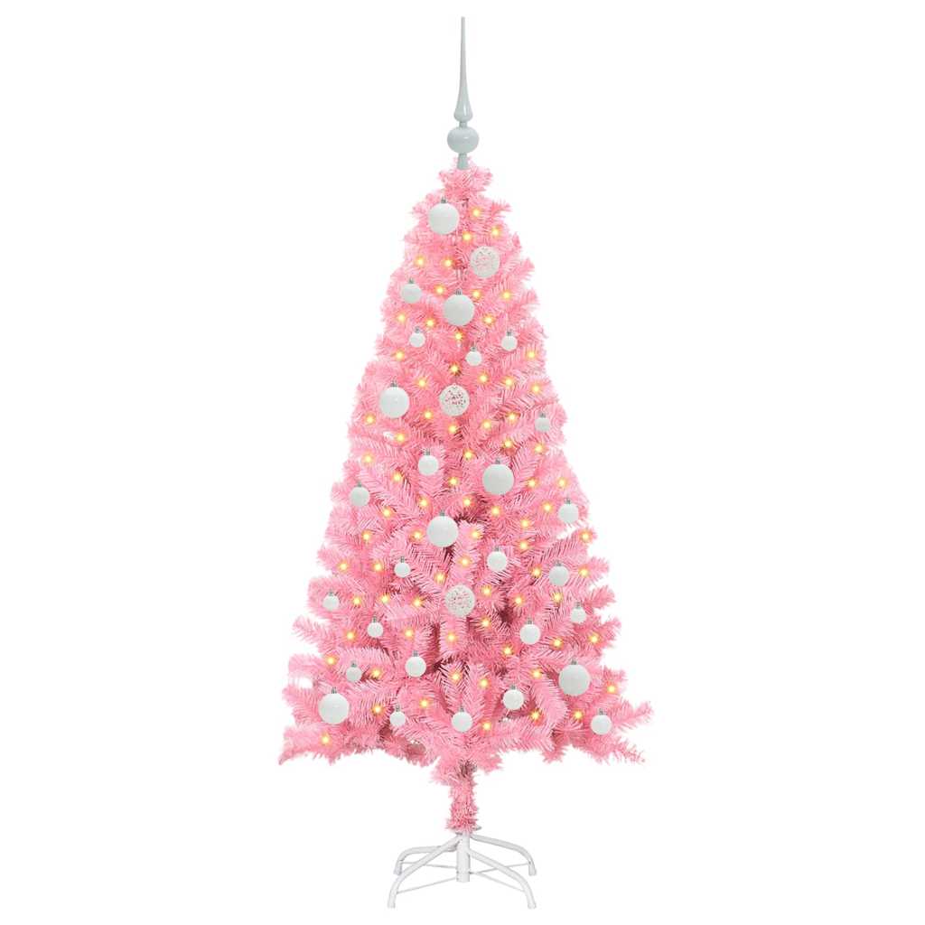 Christmas Tree Pink 120 cm PVC