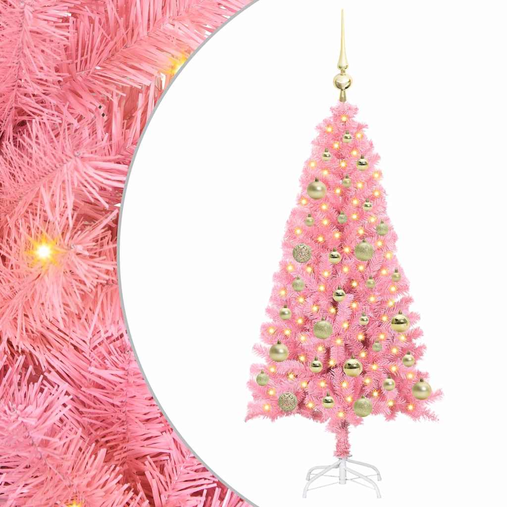Christmas Tree Pink 120 cm PVC