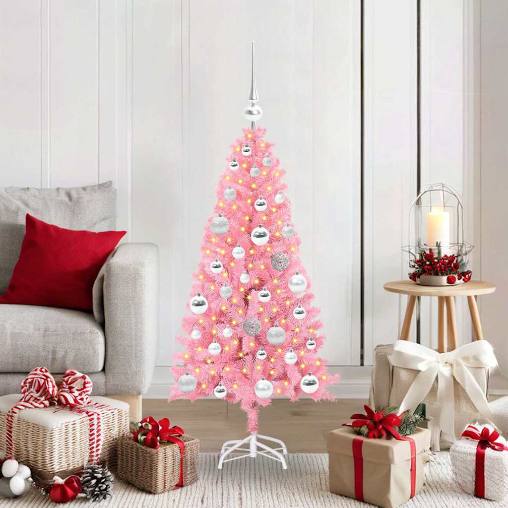 Christmas Tree Pink 120 cm PVC