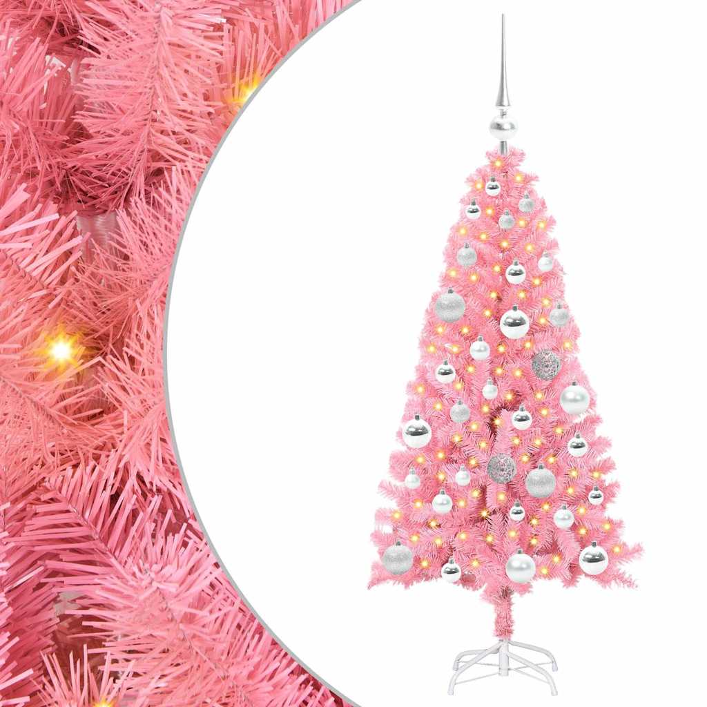 Christmas Tree Pink 120 cm PVC