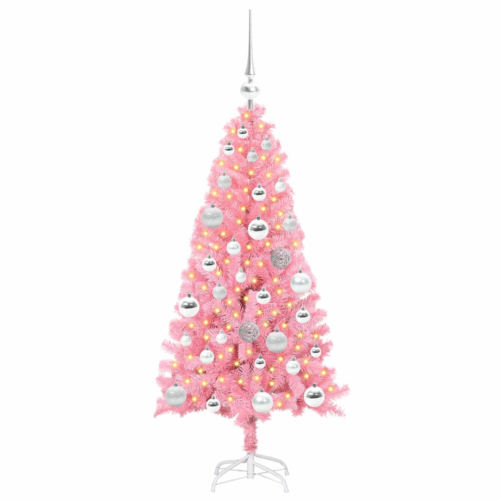 Christmas Tree Pink 120 cm PVC