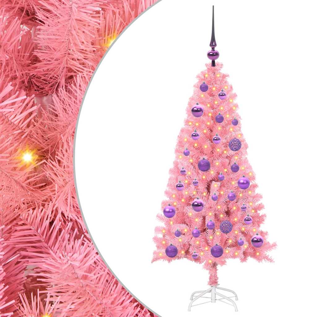 Christmas Tree Pink 120 cm PVC