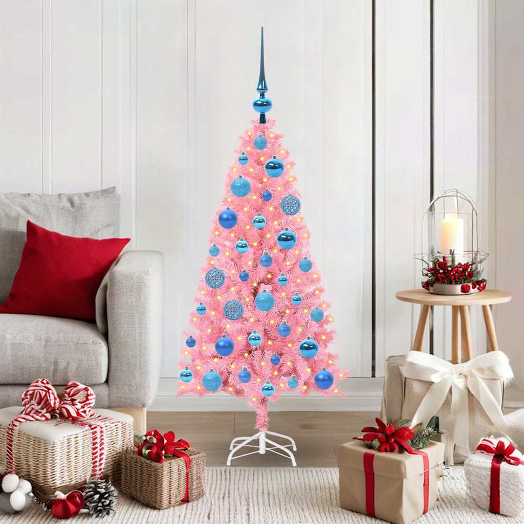 Christmas Tree Pink 120 cm PVC