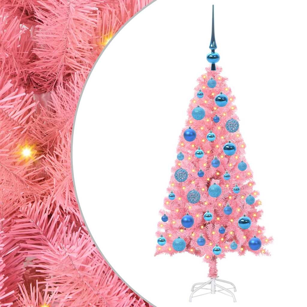 Christmas Tree Pink 120 cm PVC