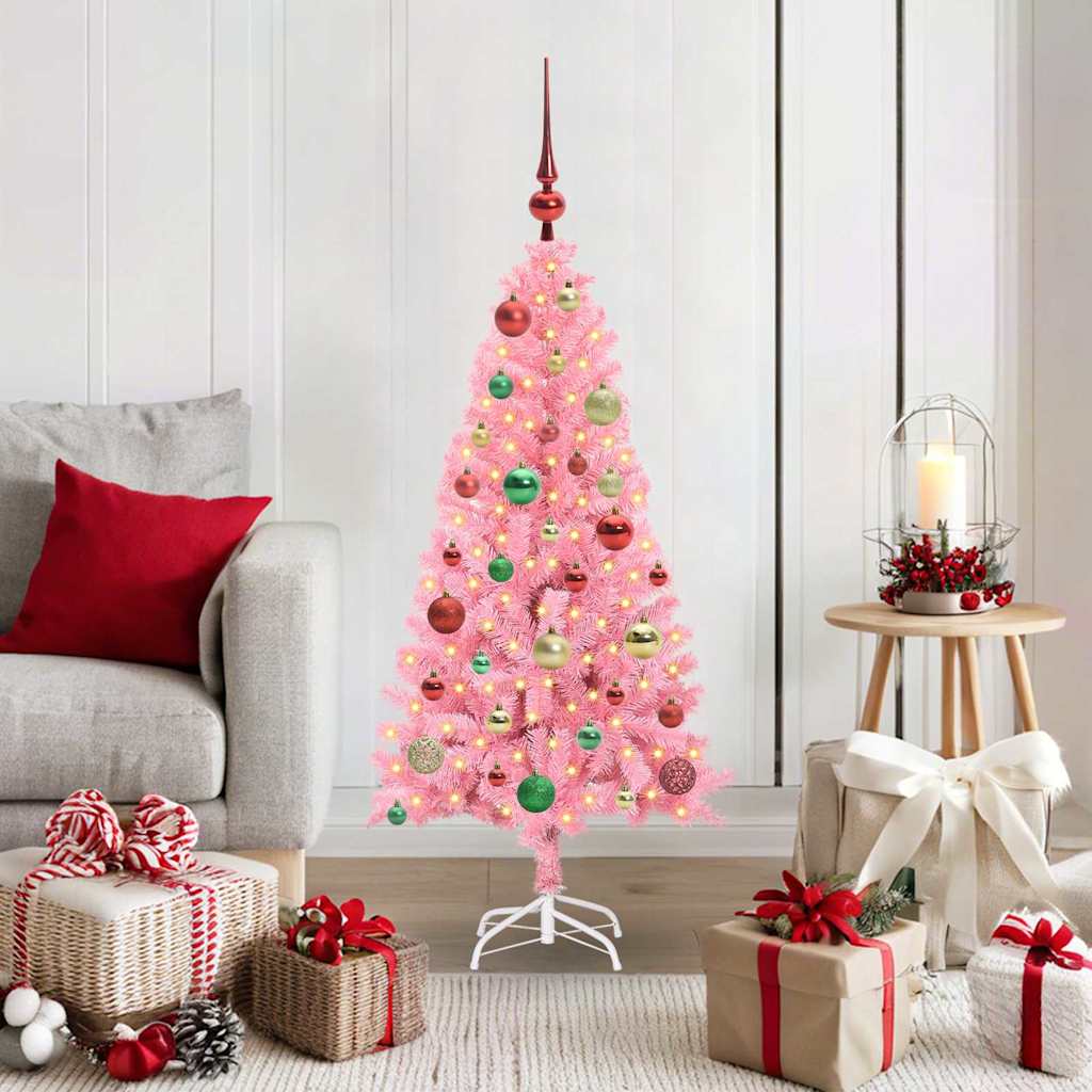Christmas Tree Pink 120 cm PVC