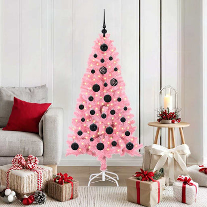 Christmas Tree Pink 150 cm PVC