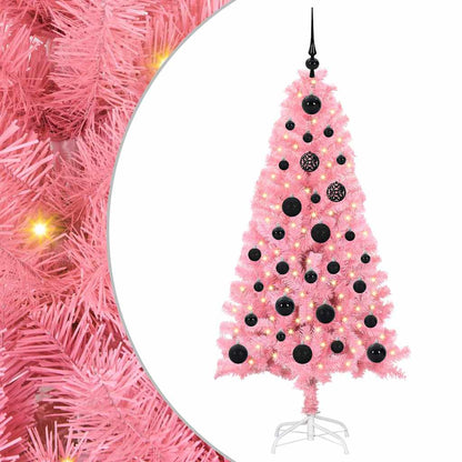 Christmas Tree Pink 150 cm PVC