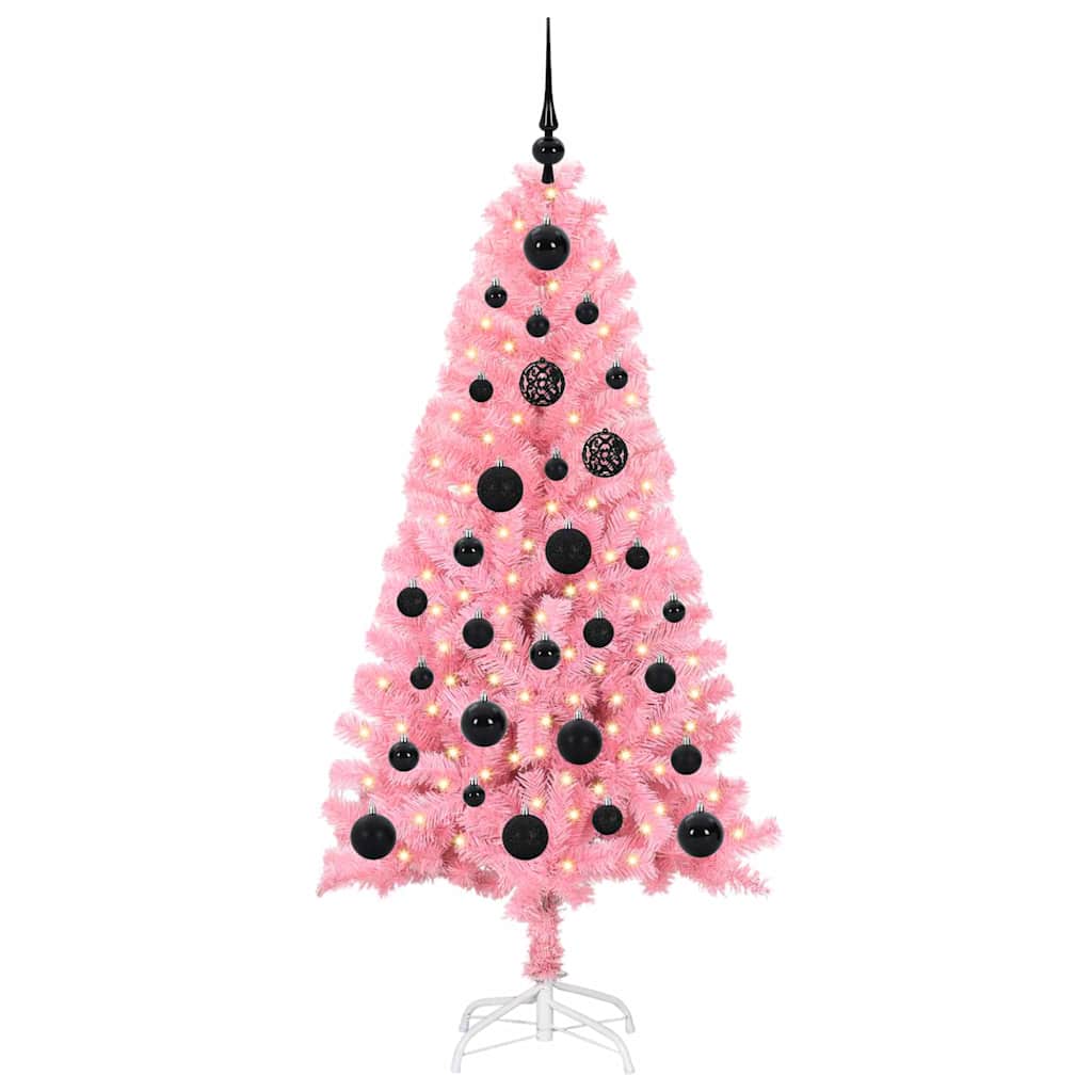 Christmas Tree Pink 150 cm PVC