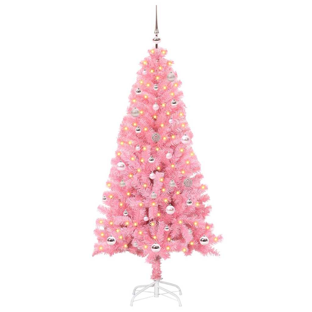 Christmas Tree Pink 150 cm PVC