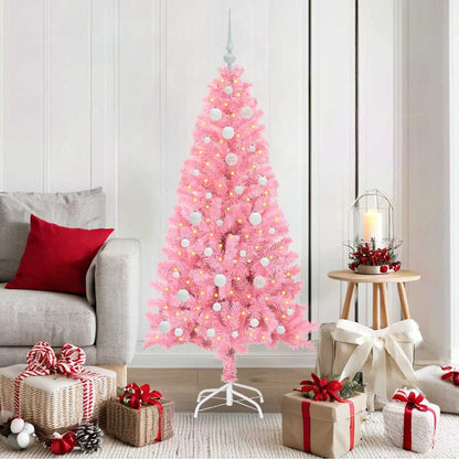 Christmas Tree Pink 150 cm PVC