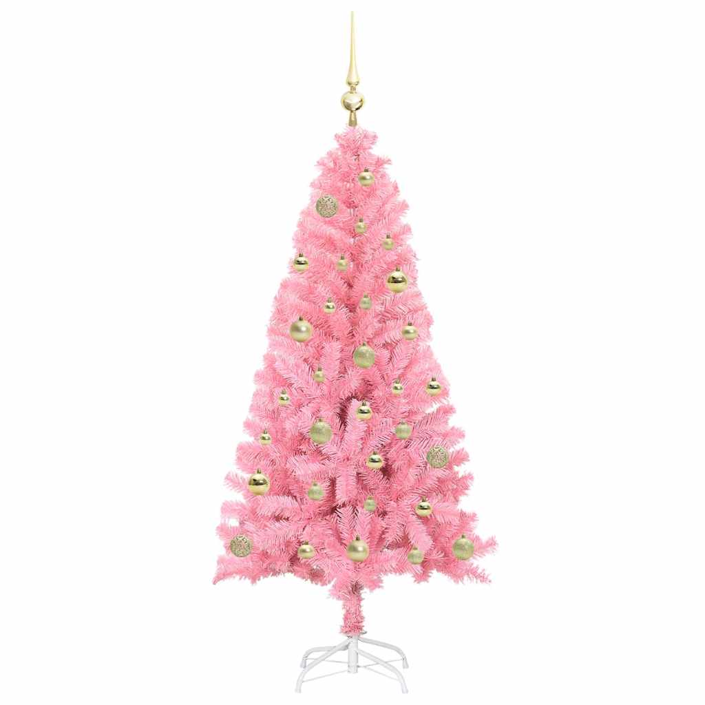 Christmas Tree Pink 150 cm PVC