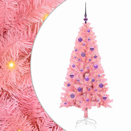 Christmas Tree Pink 150 cm PVC