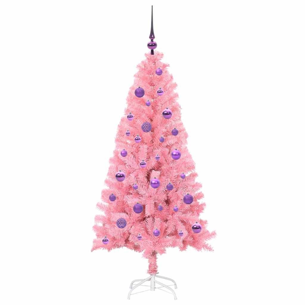 Christmas Tree Pink 150 cm PVC